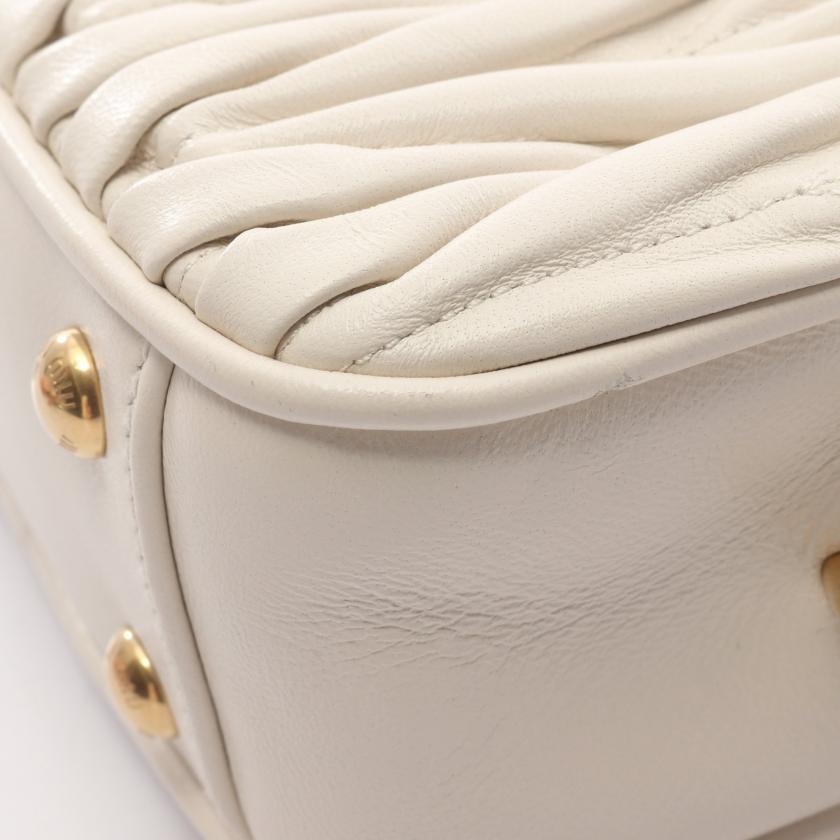 Miu Miu Arcadie Matelassé nappa leather bag