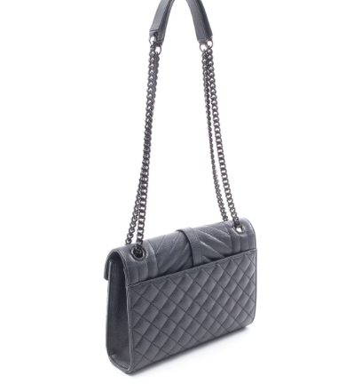 Saint Laurent Envelope Medium Chain shoulder bag Leather Black